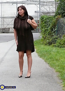 Maturenl porn pictures, Curvy Big Breasted Pierced Milf Ela Shows All During Our Naughty Interview With Us